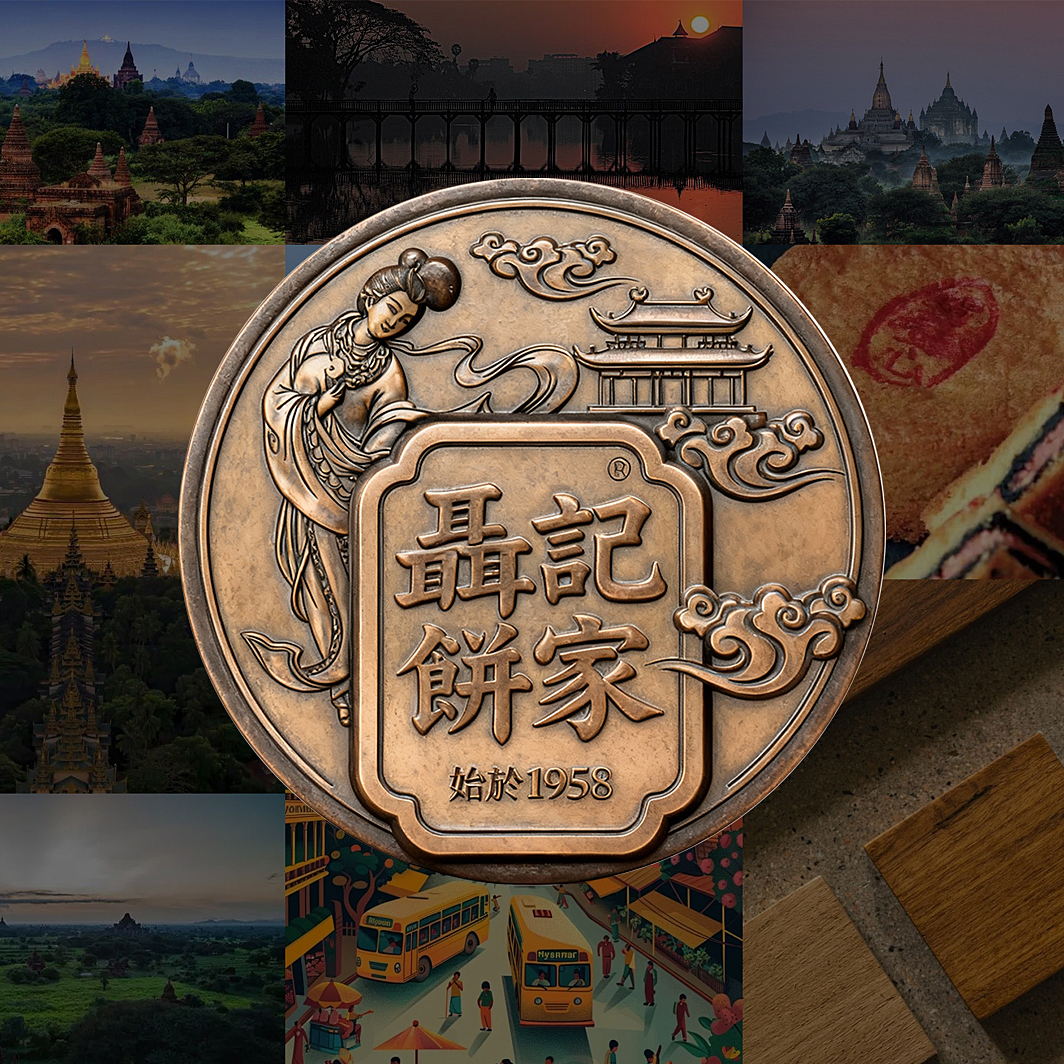 聂记饼家品牌系列包装策划设计，品牌定位，logo设计，插画包装